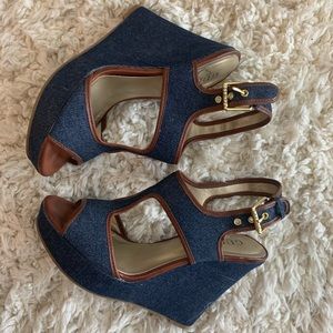 GUESS Denim Wedge